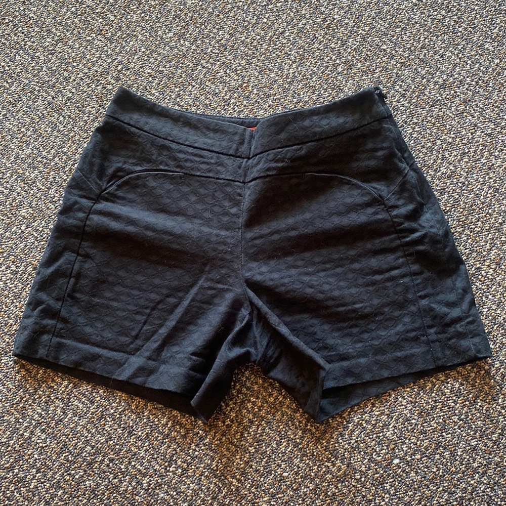 Cartonnier Black Short with Side Zipper from Anthropology